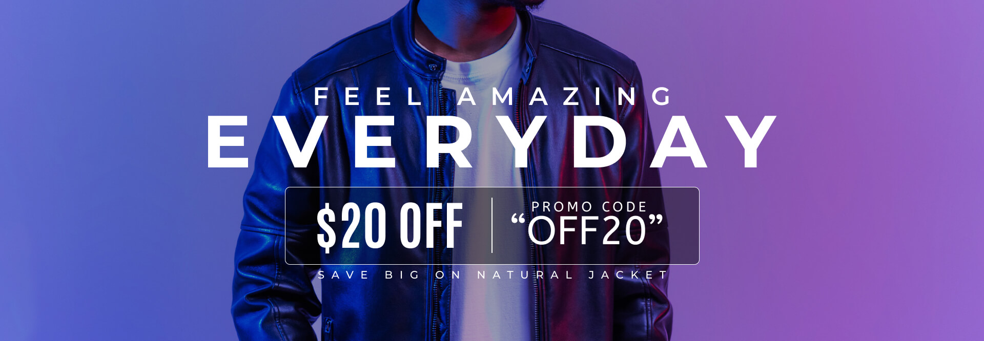 natural jackets banner