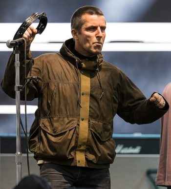 Oasis Tour Wembley 2025 Liam Gallagher Anorak olive green Jacket