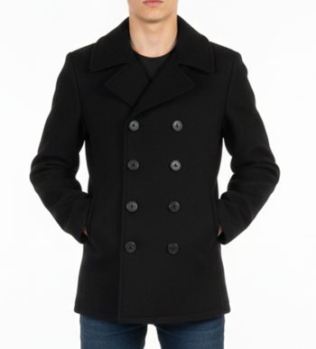 mobland 2025 tom hardy black wool coat